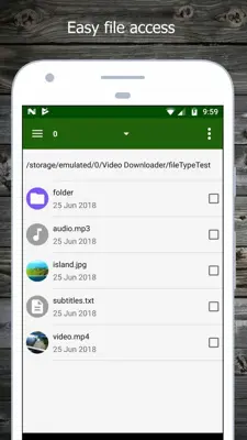 Video Downloader Delux android App screenshot 1